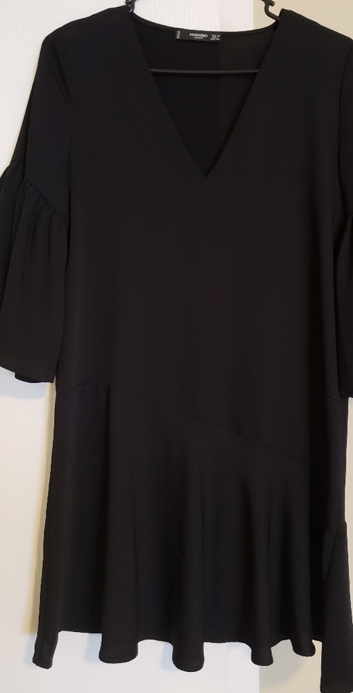 Mango black dress